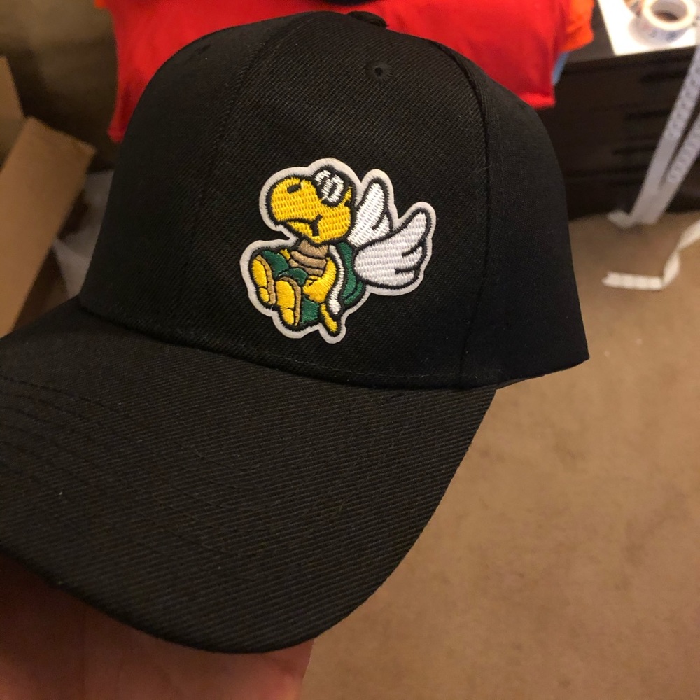 Dad hat graphic patch.
